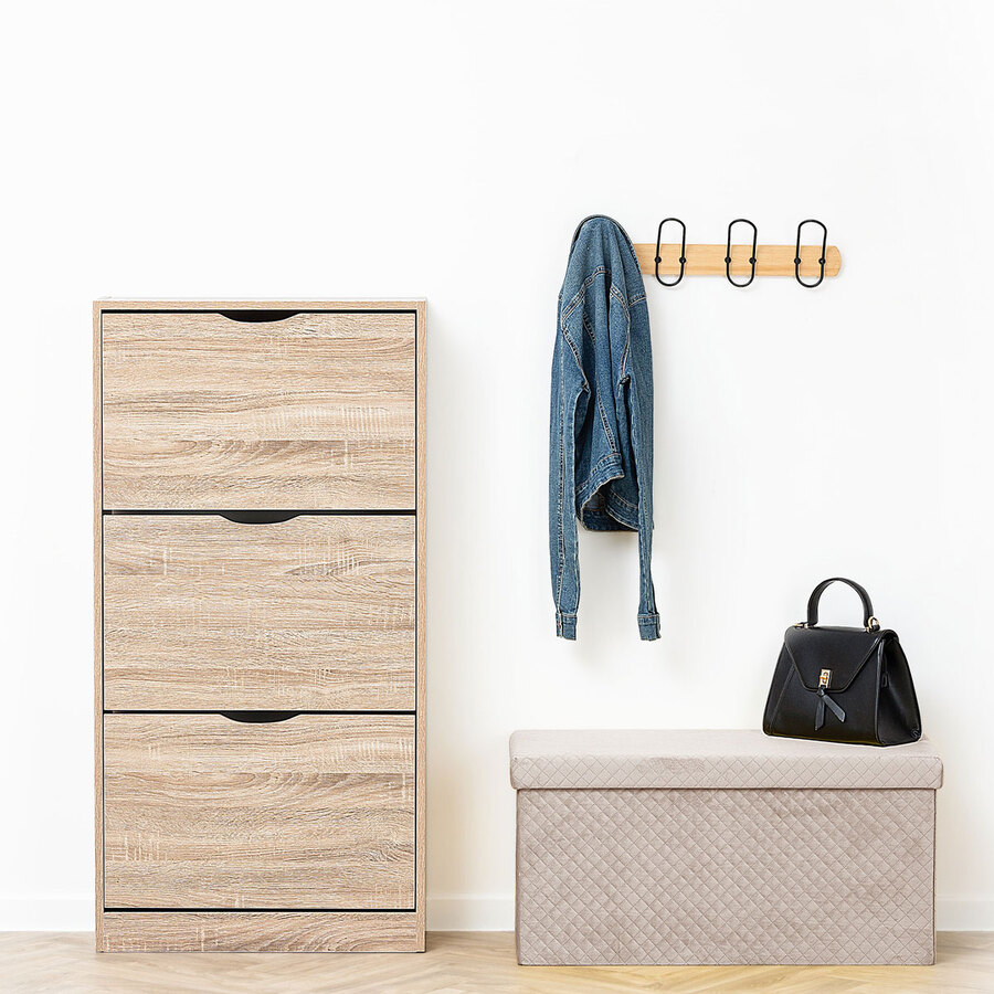 Pouf double pliant, velour lin Mix'n modul