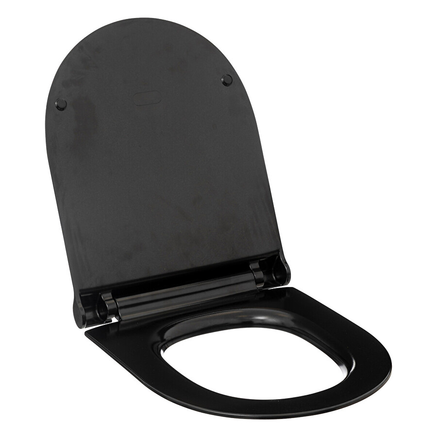 Abattant wc ultra fin, noir 