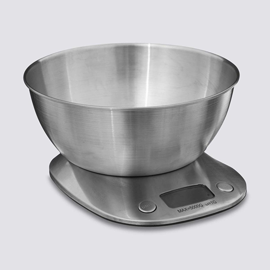 Balance digitale avec bol, inox