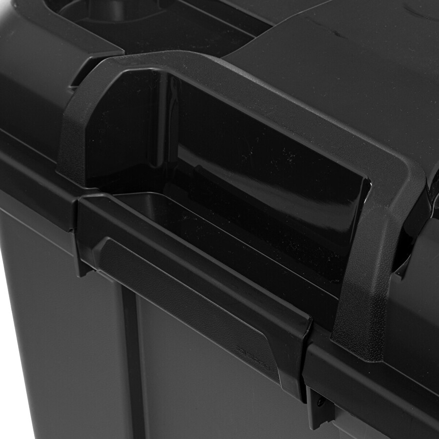 Boîte en plastique 160l, noir Bunker+