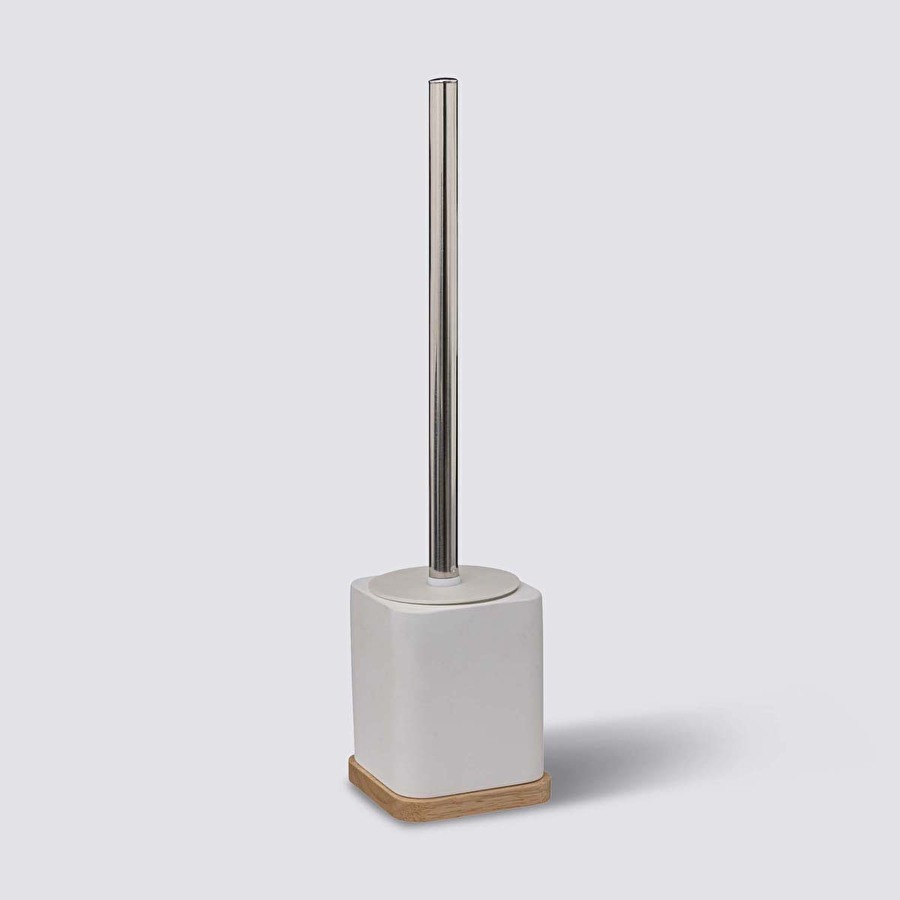 Brosse wc en résine, blanc Naturéo