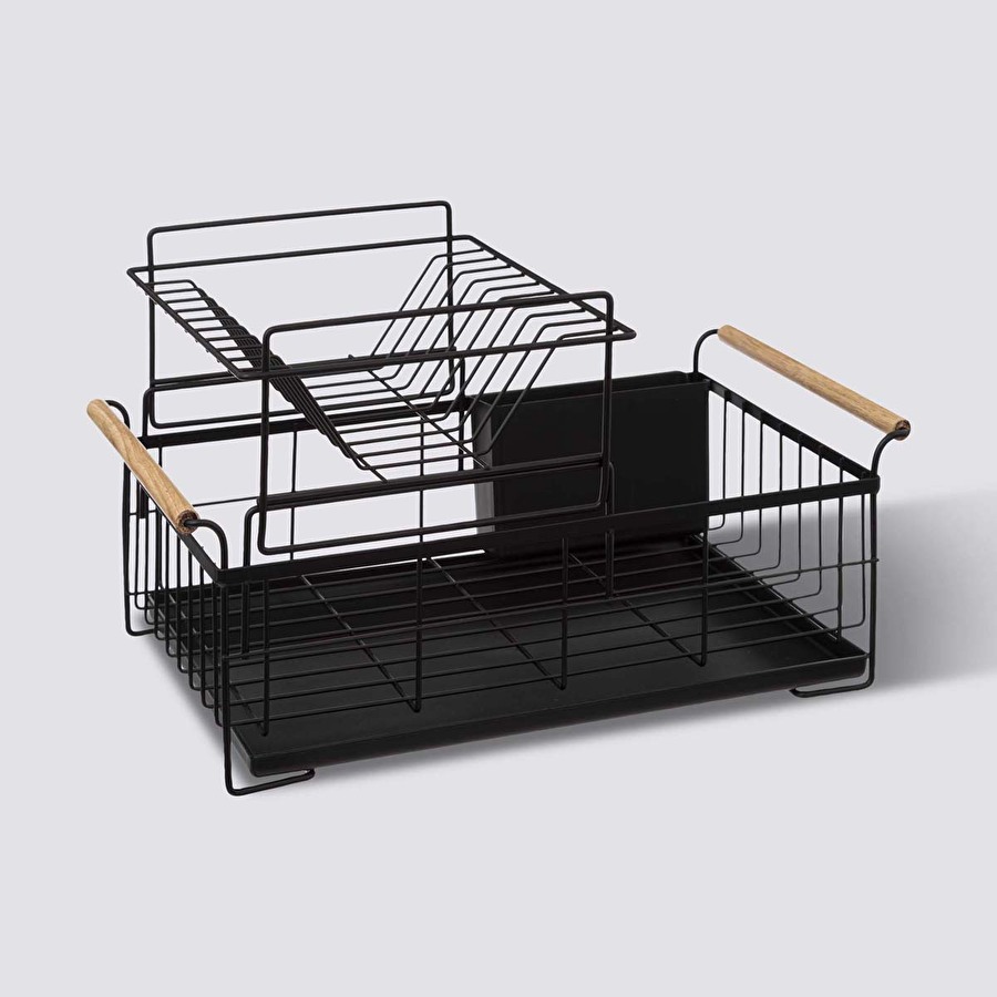 Égouttoir 2 niveaux en métal Blackwood