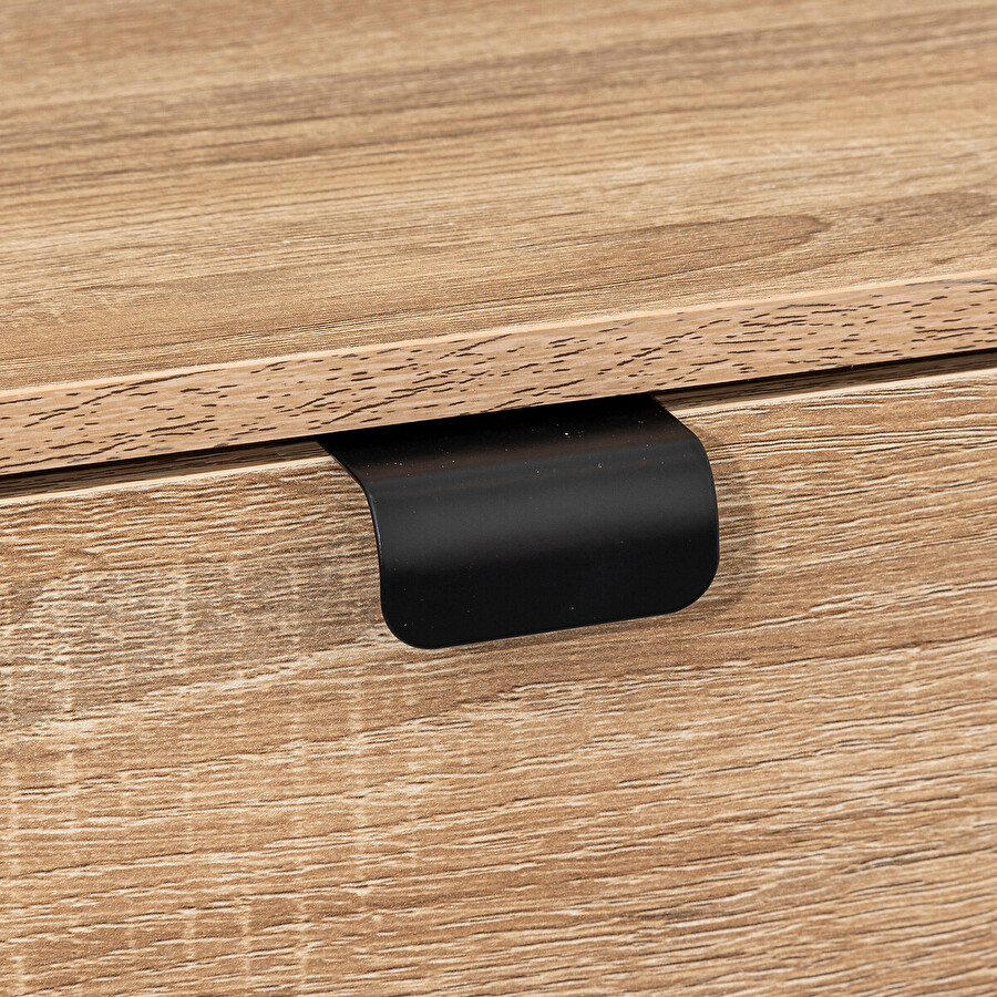 Meuble range-chaussures 3 tiroirs, effet chêne naturel Aliaj