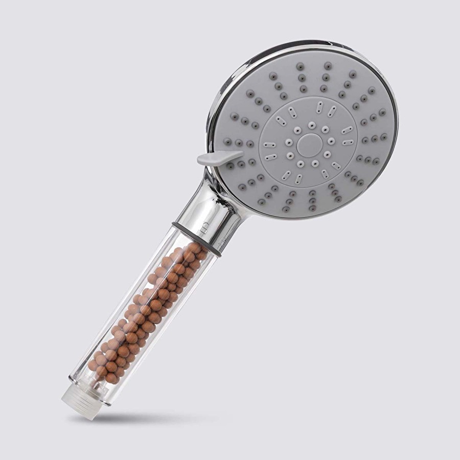 Pommeau de douche 5 fonctions, acier 