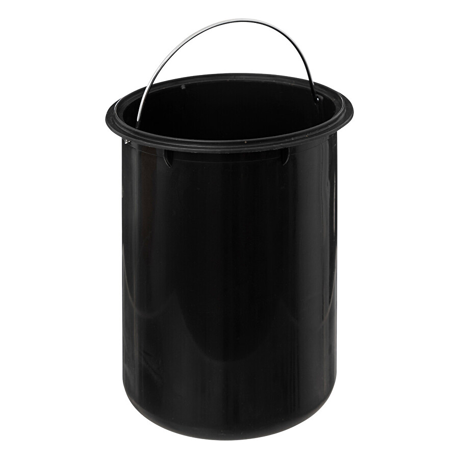 Poubelle soft close métal 3l, blanc Lea