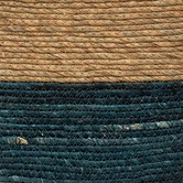 Panier paille 31x15 cm, bleu pétrole Mix'n modul