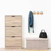 Pouf double pliant, velour lin Mix'n modul