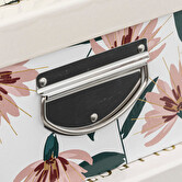 6 boîtes coin métal, rose Box'