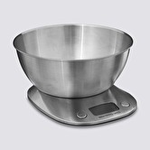 Balance digitale avec bol, inox