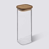 Bocal verre couvercle acacia 2l Hermet