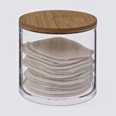 Boîte à cotons lavables Selena bambou