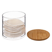 Boîte à cotons lavables Selena bambou