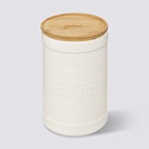 Boîte à farine, céramique blanc Naturéo
