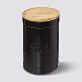 Boîte à sucre, céramique noir Naturéo