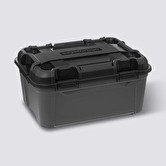 Boîte en plastique 120l, noir Bunker