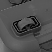 Boîte en plastique 160l, noir Bunker+