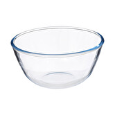 Bol à mixer 23cm avec couvercle, verre 
