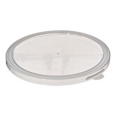 Bol à mixer 23cm avec couvercle, verre 