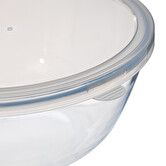 Bol à mixer 27cm avec couvercle, verre 