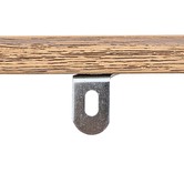 Étagère colonne d'angle, effet chêne naturel 