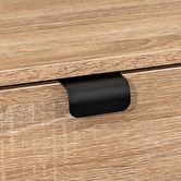 Meuble range-chaussures 3 tiroirs, effet chêne naturel Aliaj