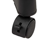 Portant à vêtements avec étendoir à roulettes