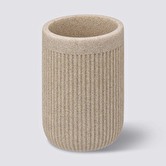 Pot à brosses à dents, lin Onyx