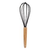 Pot métal à ustensiles avec 7 accessoires, noir 