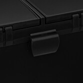 Poubelle de tri sélectif à pédales métal 2x30l, noir Ariane