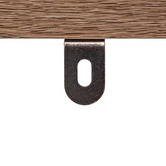 Range-chaussures console, effet chêne naturel Aliaj