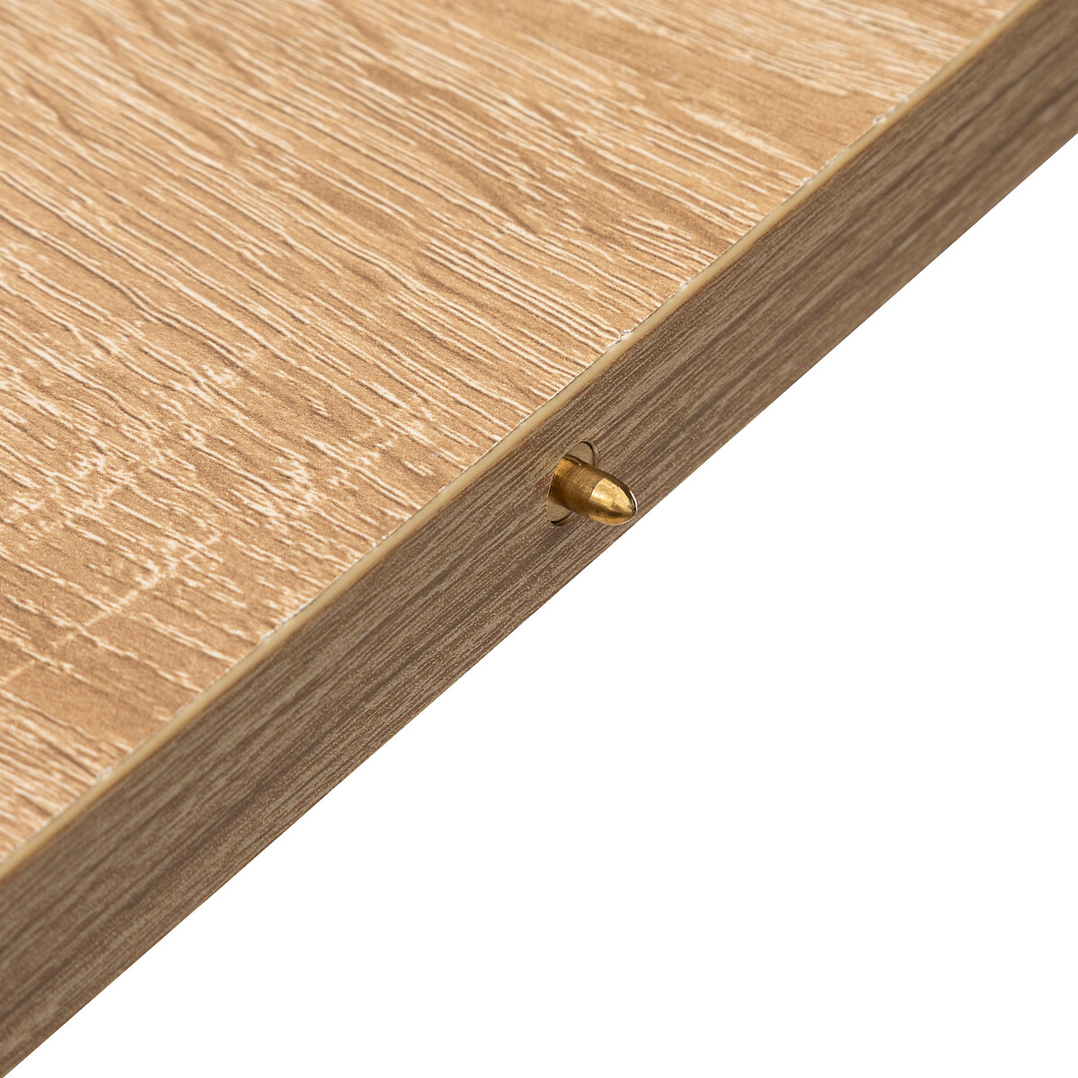 Table extensible 6/8 personnes, effet chêne naturel Aliaj