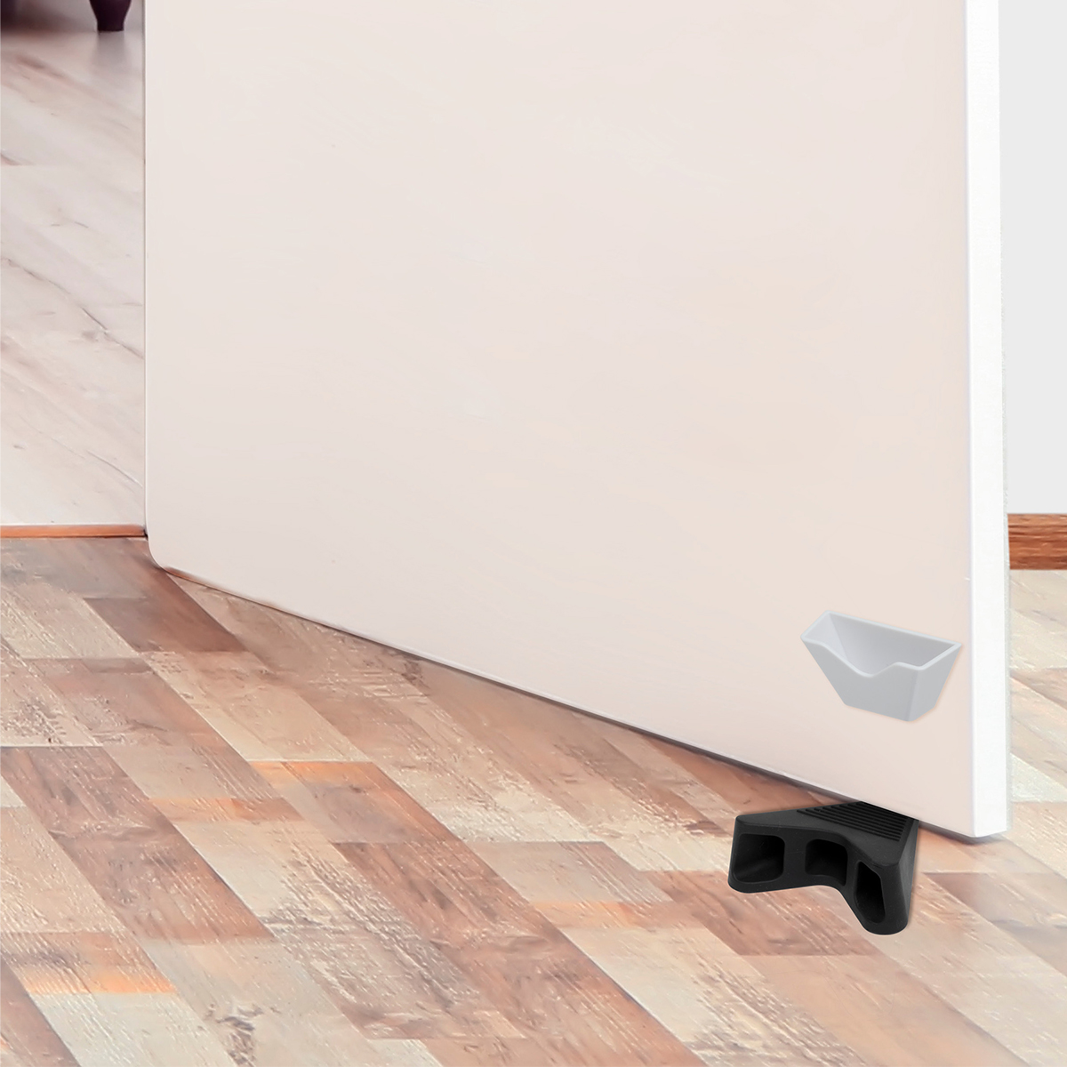 Stop porte avec support adhesif x2 Lock'