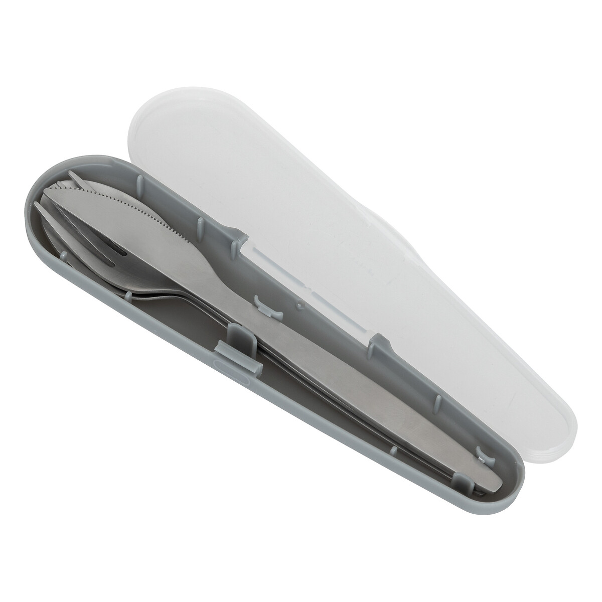 Set couverts et boites, inox 