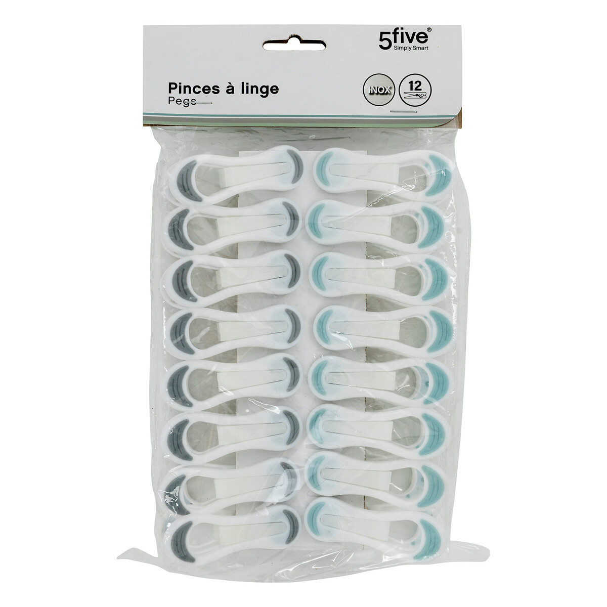 Lot de 16 pinces à linges 