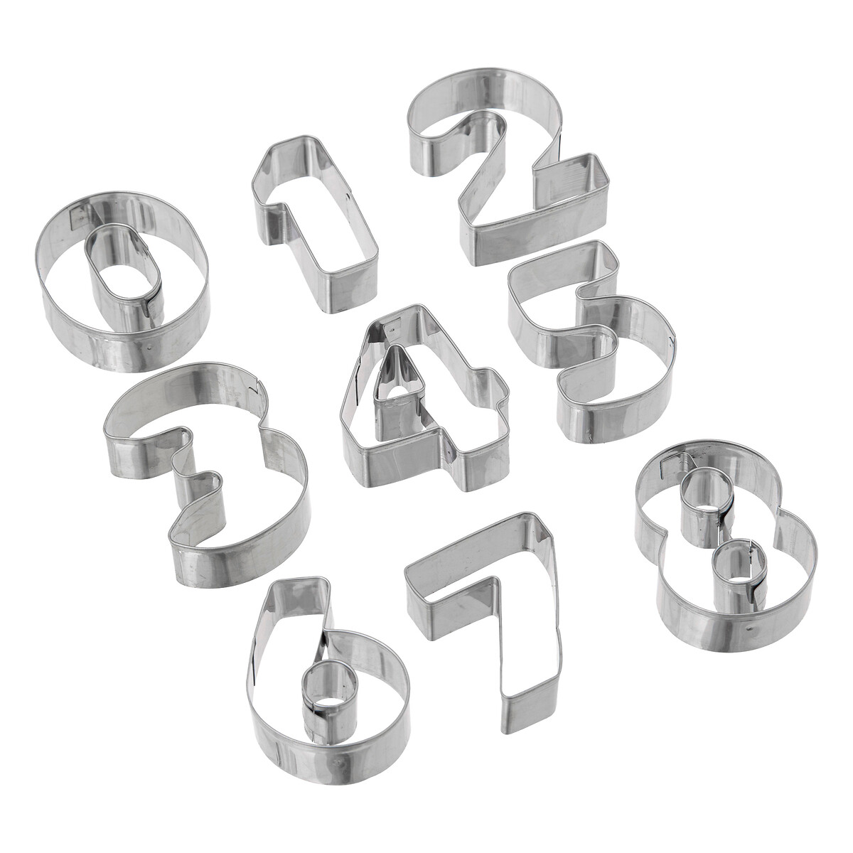 Lot de 30 emporte-pièces chiffres et lettres 