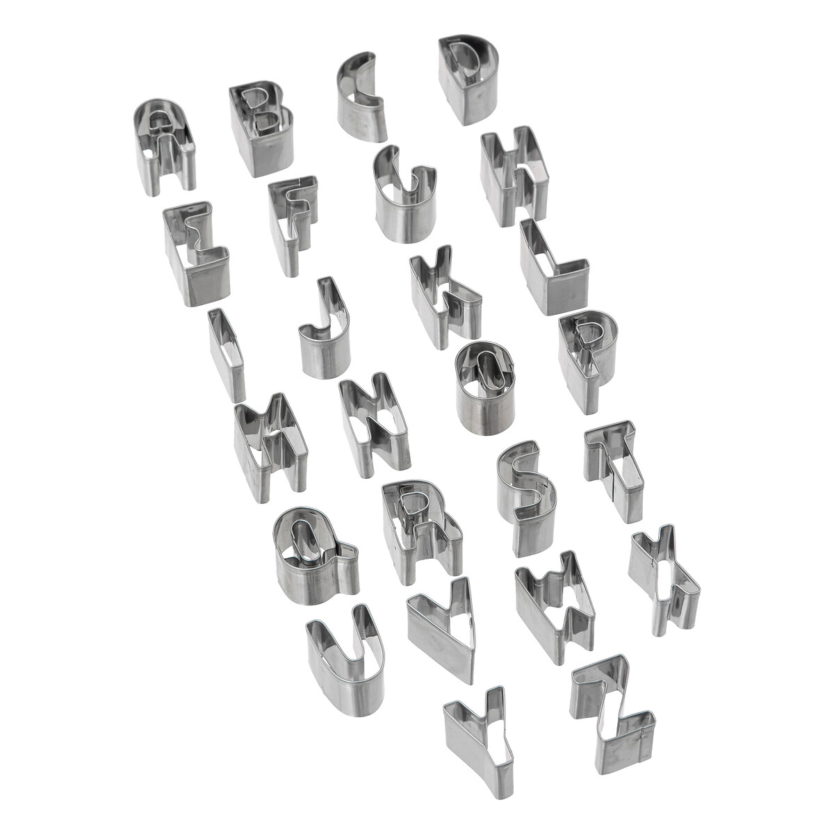 Lot de 30 emporte-pièces chiffres et lettres 