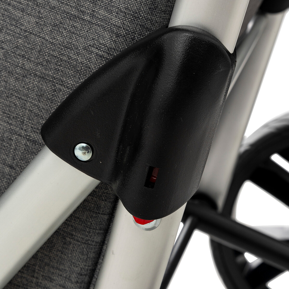 Chariot pliant 4 roues, gris 