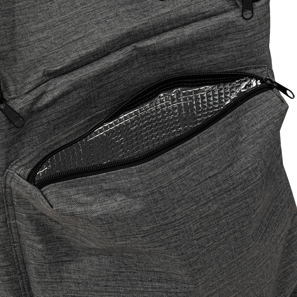 Chariot pliant 4 roues, gris 