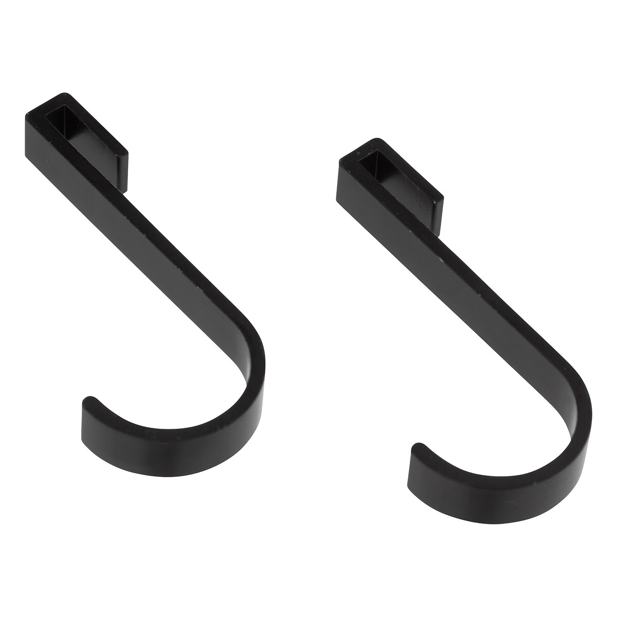 Étagère de douche rectangle stick adhésif, noir Blackalu