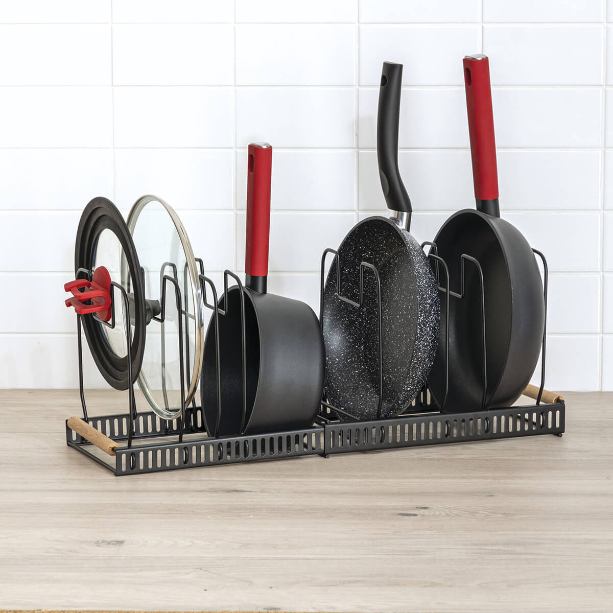 Rack extensible poêles/casseroles 