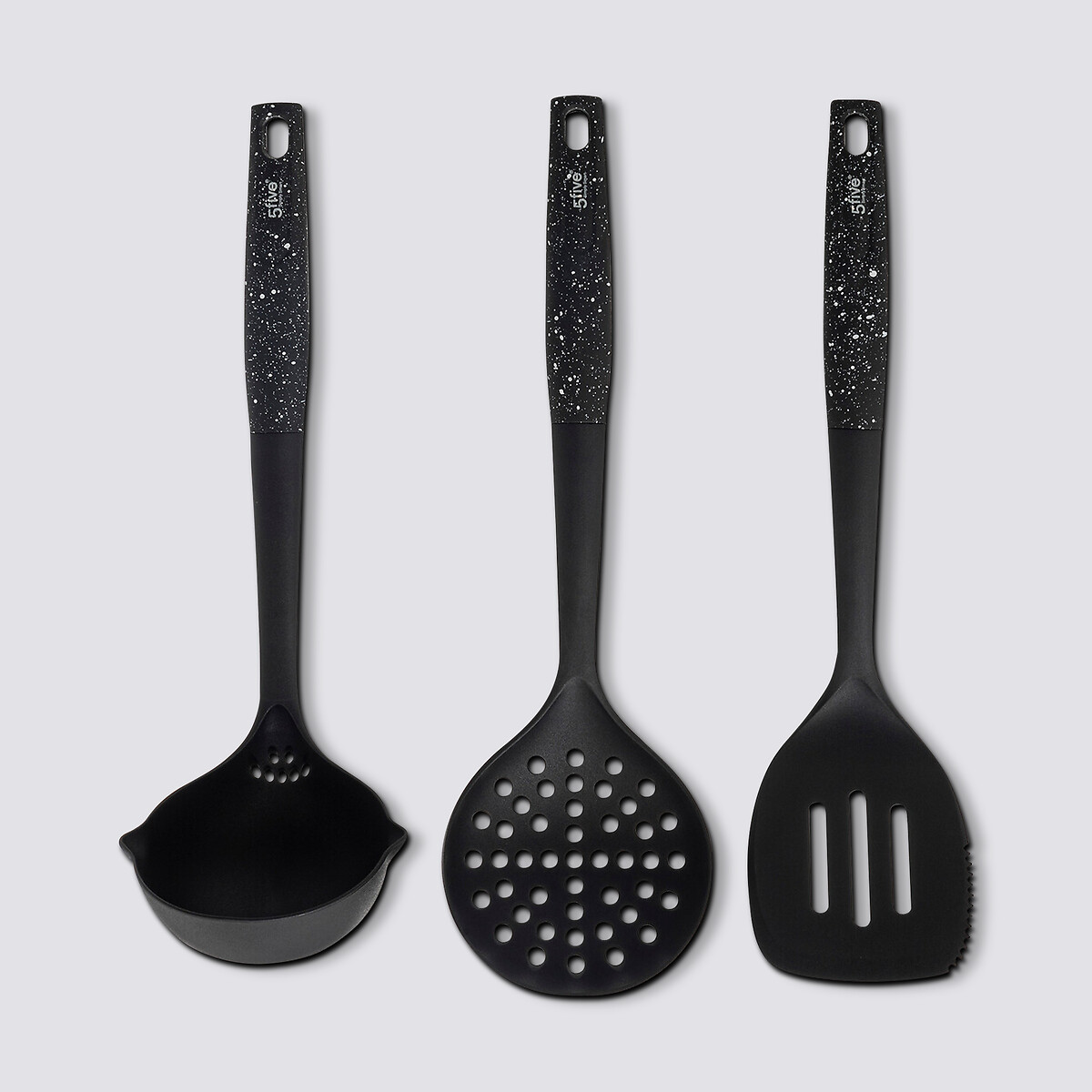 3 ustensiles de cuisine, noir Caractère