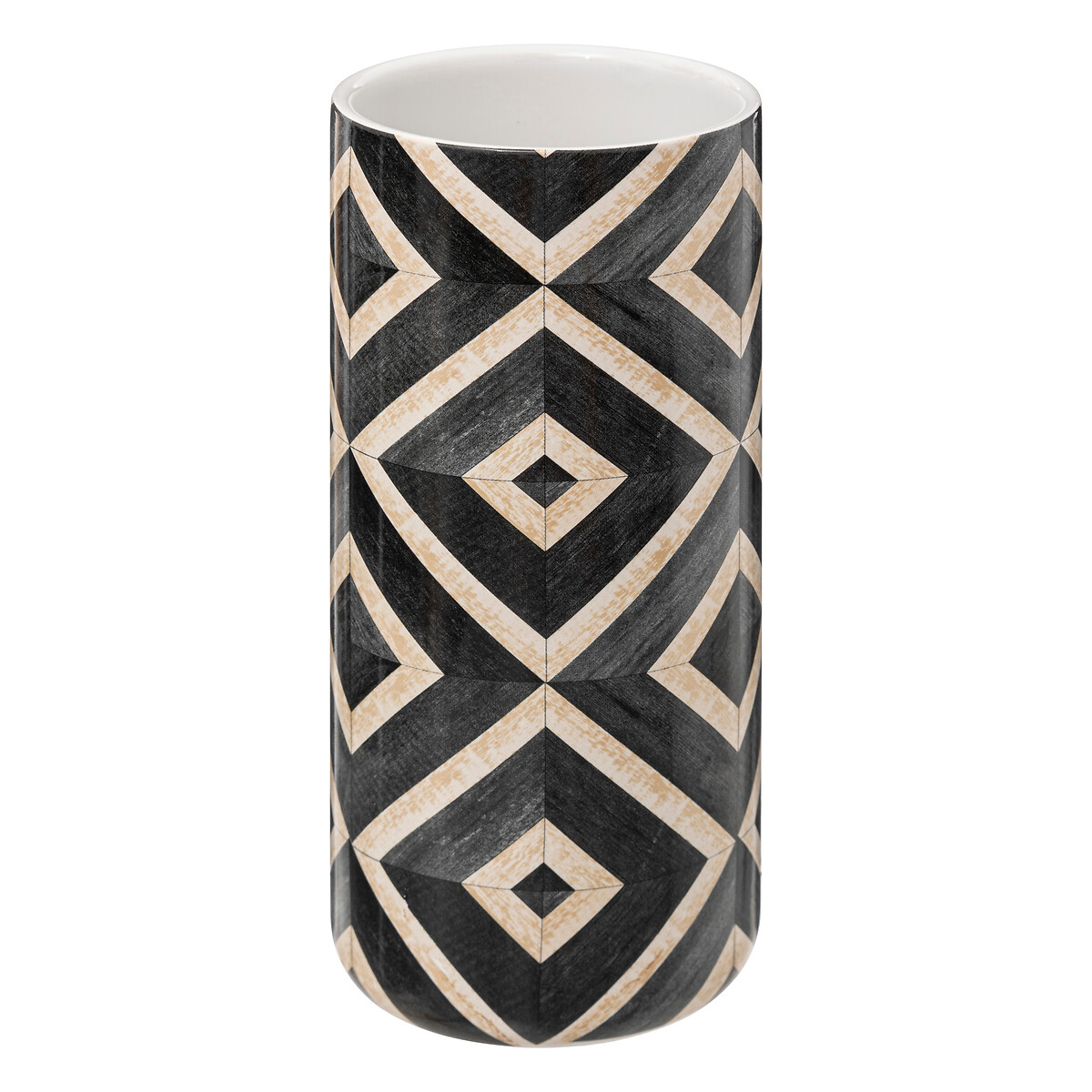 Brosse wc, noir et beige Canvas