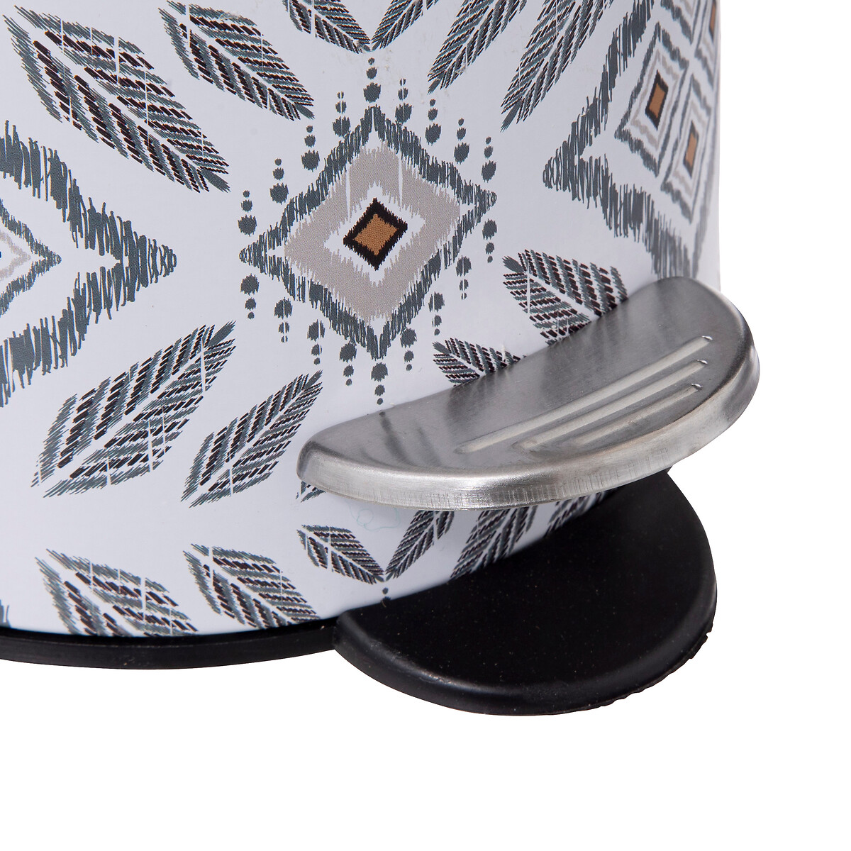 Poubelle soft close 3l, blanc et vert Hapache