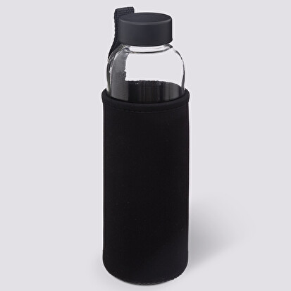 Bouteille réutilisable verre, housse néoprène 0,5l 
