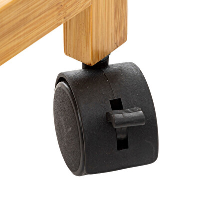 Panier à linge roulette 52l, beige 