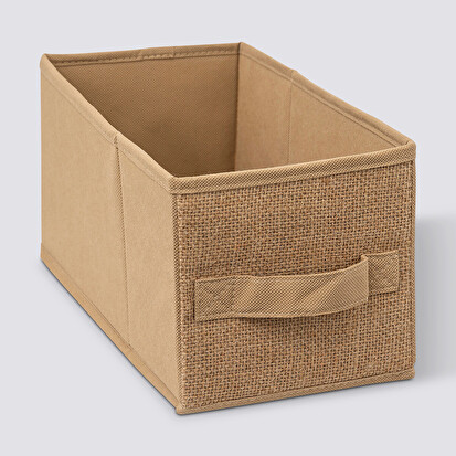 Panier toile de jute 15x31cm Mix'n modul