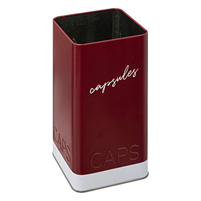 Boîte à capsules, bordeaux Color edition