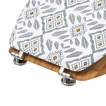 Abattant wc, blanc et vert Hapache