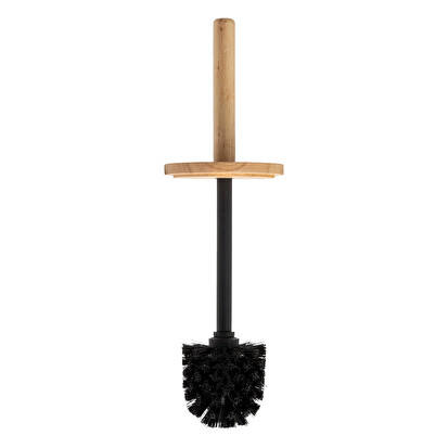 Brosse wc, noir et beige Canvas