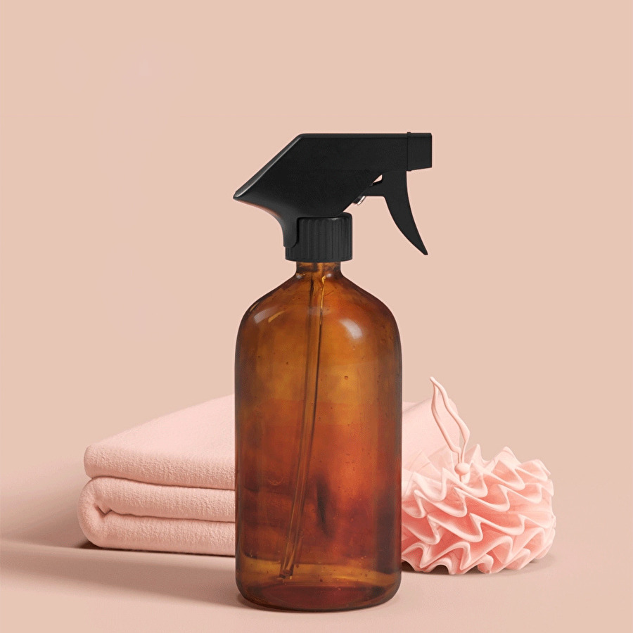 Distributeur de savon, marron, 3 pièces Distri'verre